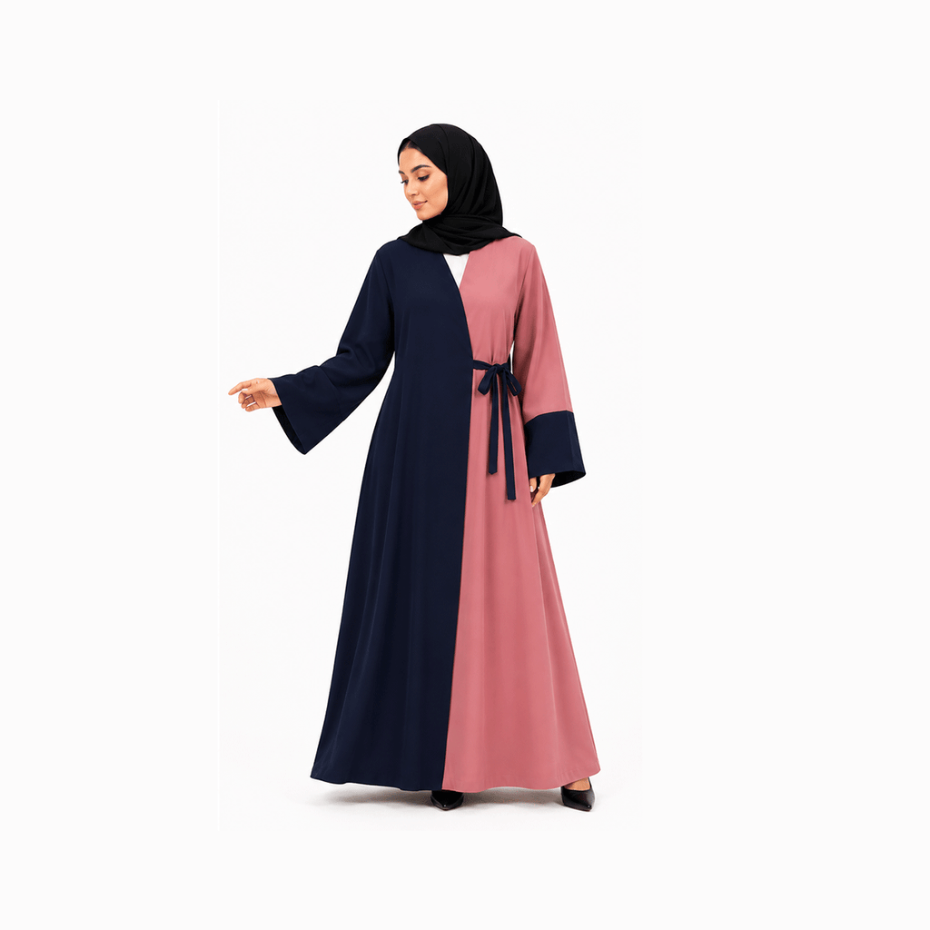 عباءة الورد الفاخر | Luxe Rose Abaya