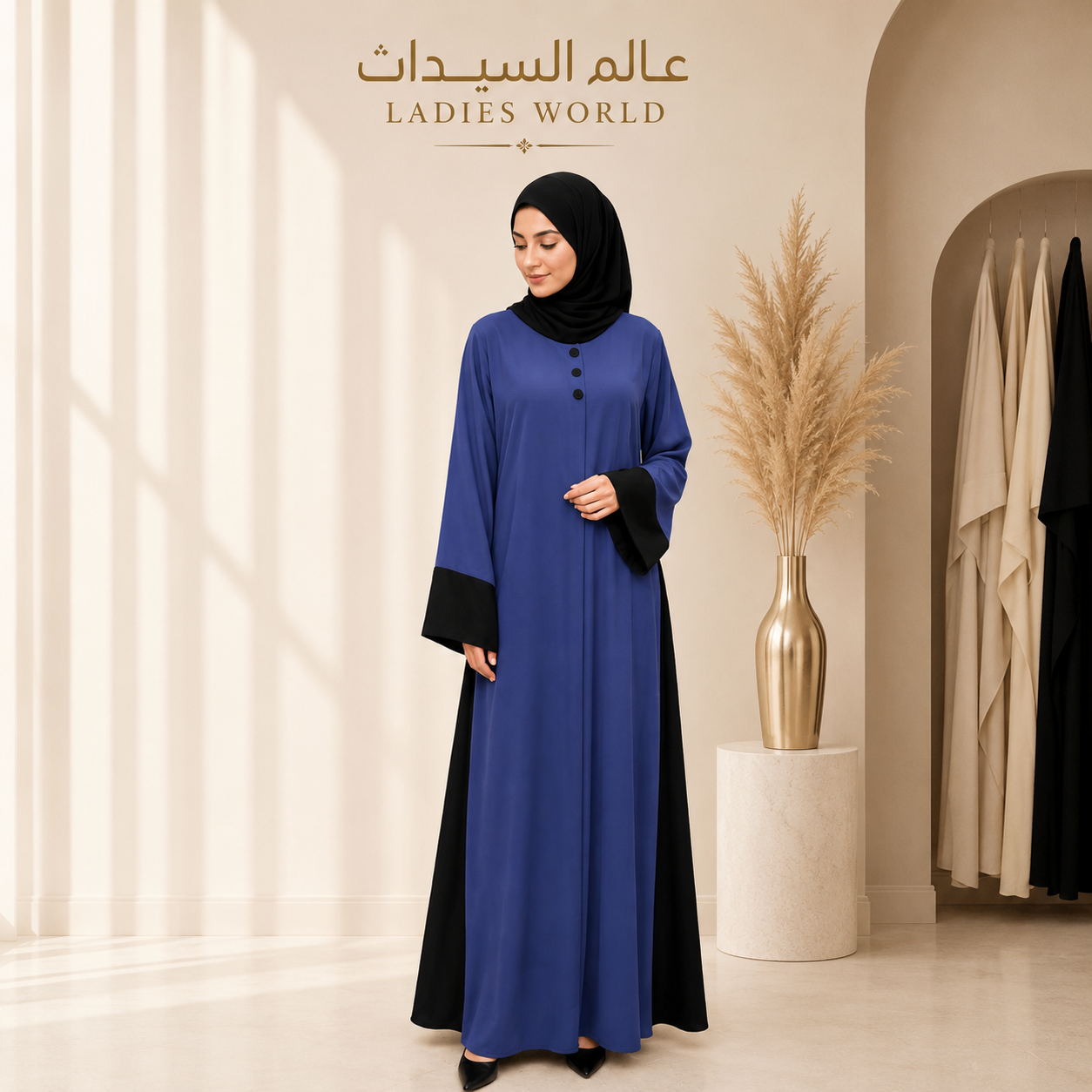 عباءة ليل ساحر | Midnight Glamour Abaya