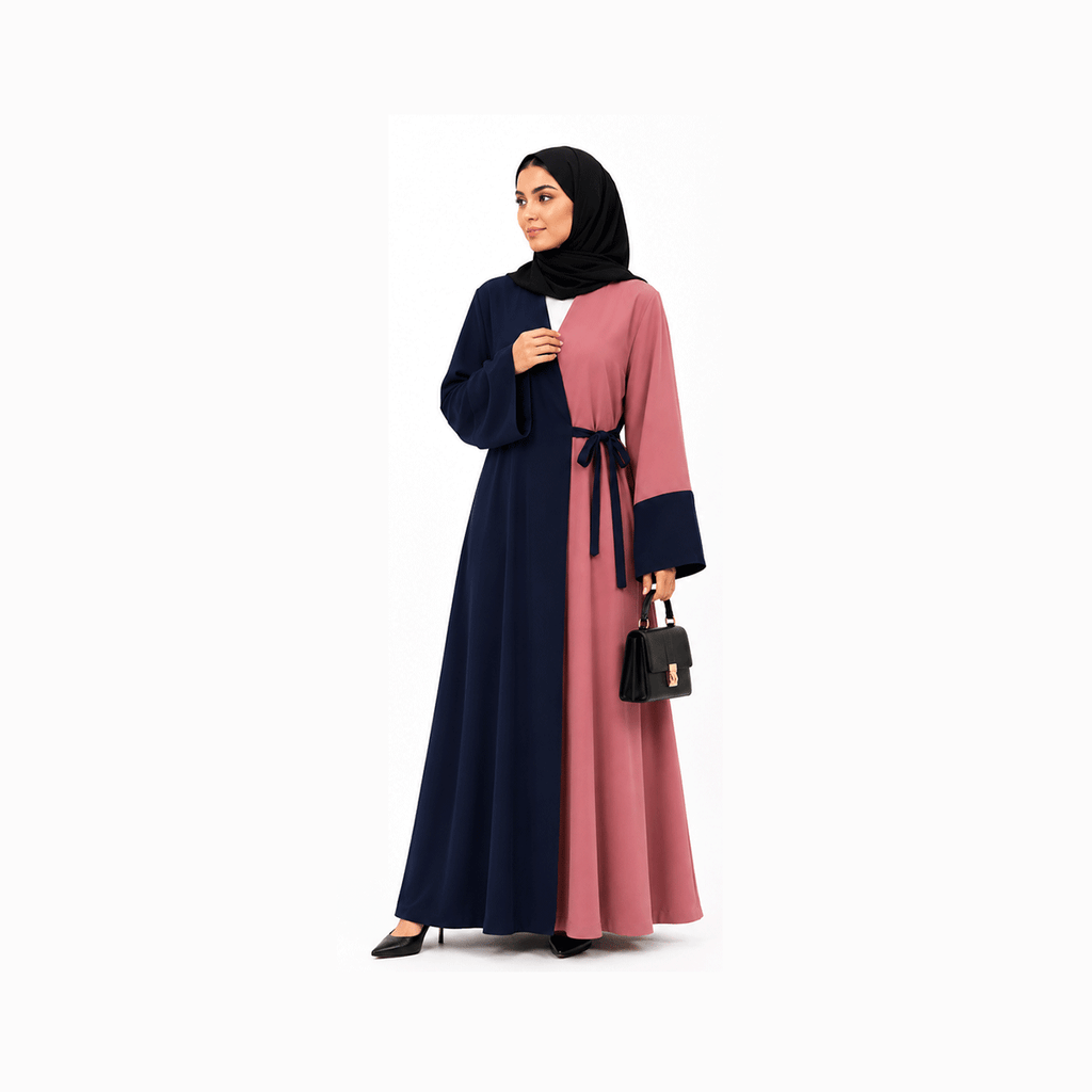 عباءة الورد الفاخر | Luxe Rose Abaya